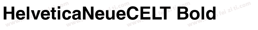 HelveticaNeueCELT Bold字体转换